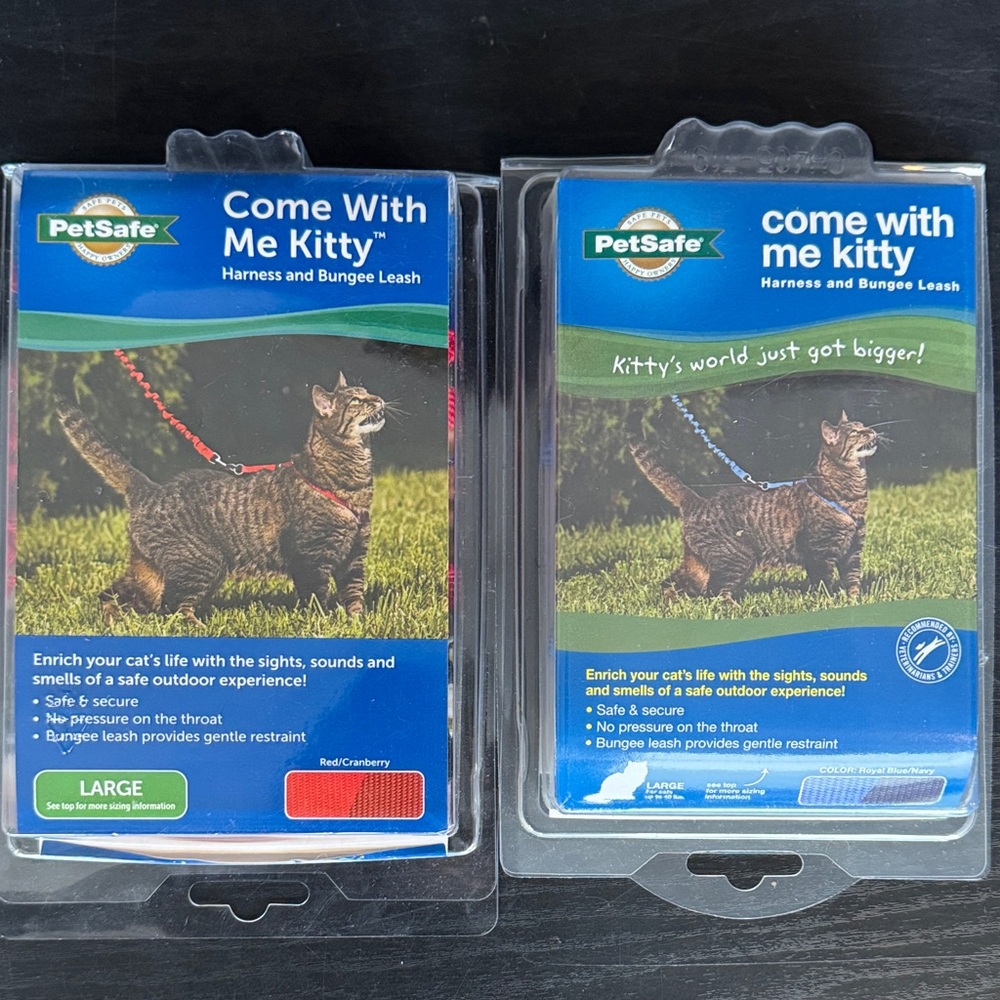 2 PetSafe cat harnesses